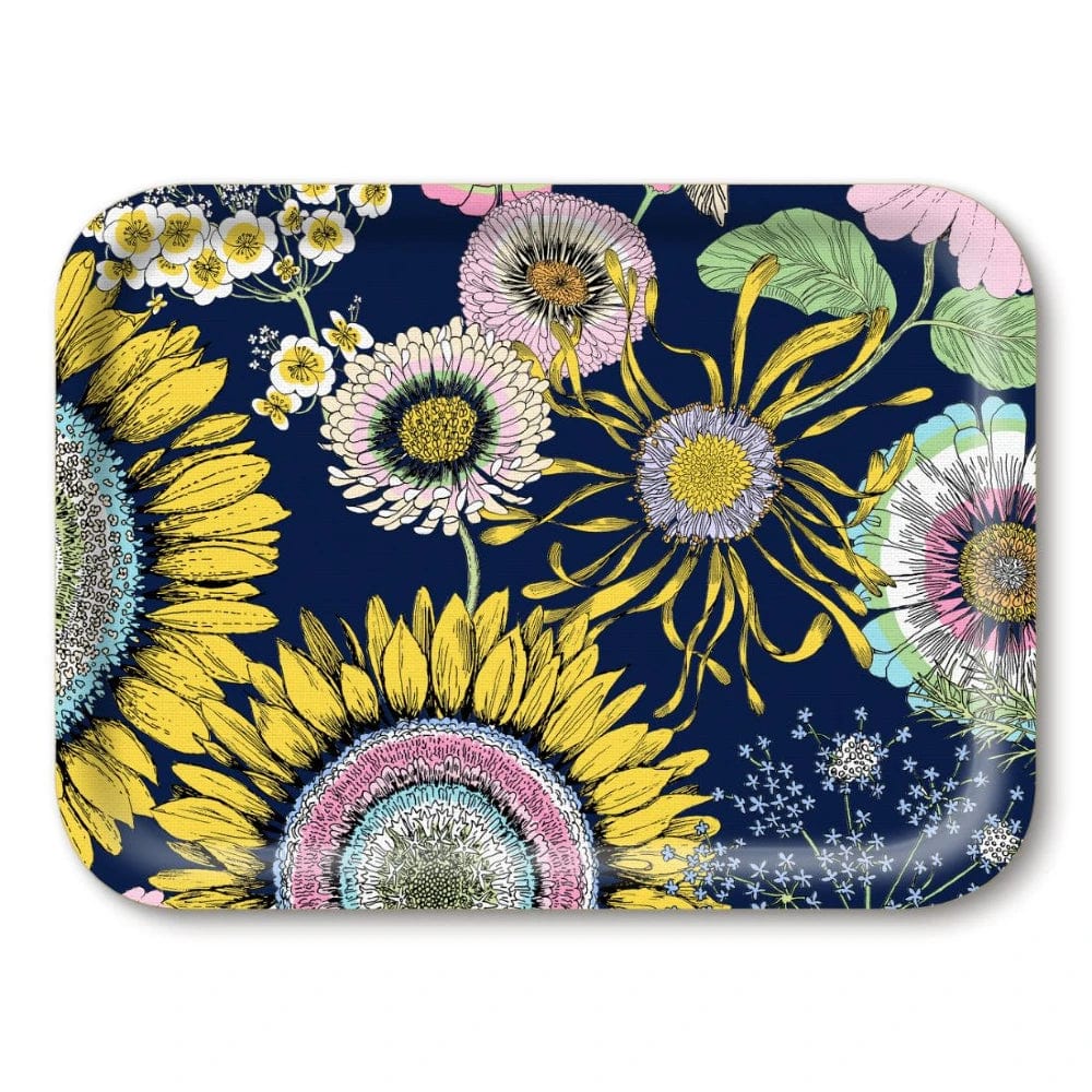 Birchwood Tray | Sunflower Navy