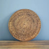 Brown Rattan Placemat Round | Brown