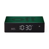 Lexon Flip Premium Reversible LCD Alarm Clock | Dark Green