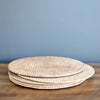 Rattan Placemat Round | White