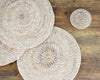 Rattan Placemat Round | White